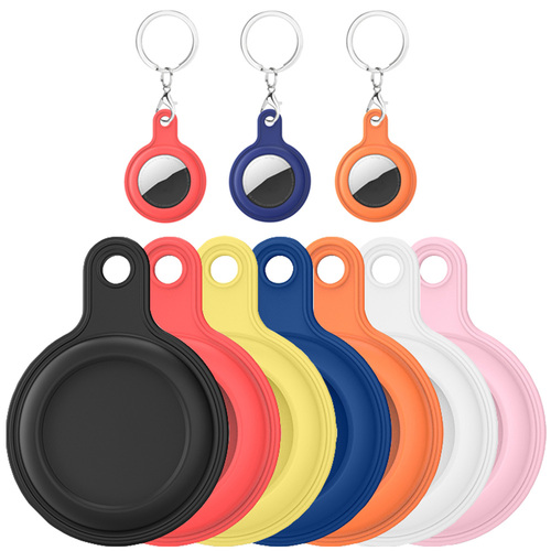TPU Hlle fr Apple AirTag Schlsselanhnger Case Cover Halter Gel Anhnger Ring