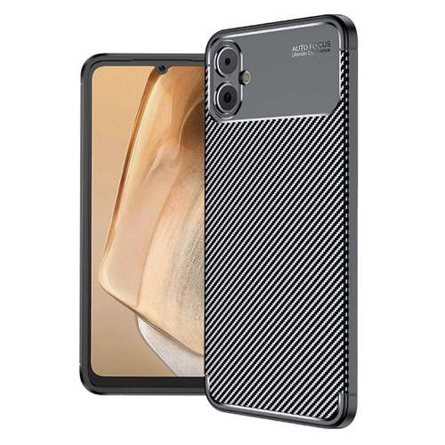 TPU H�lle f�r Samsung Galaxy A05 Carbon Fiber Muster Shockproof Back Cover Case
