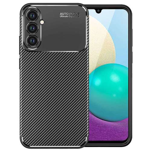 TPU H�lle f�r Samsung Galaxy A34 Carbon Fiber Muster Shockproof Back Cover Case