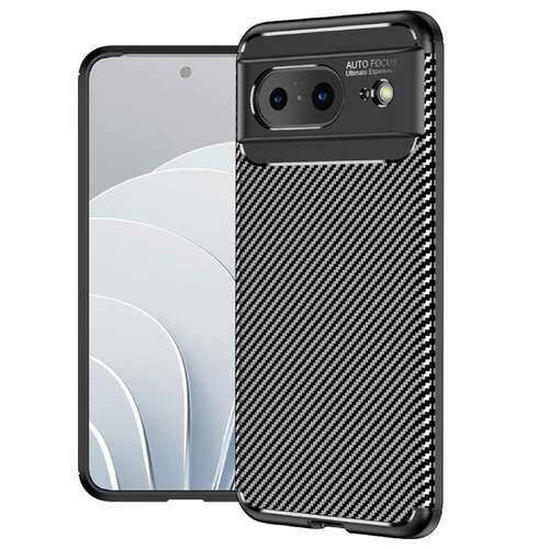 TPU H�lle f�r Google Pixel 8 Carbon Fiber Muster Shockproof Back Cover Case