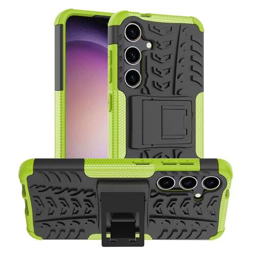 Outdoor H�lle f�r Samsung Galaxy S24 Tire Rutschfest Kickstand PC TPU Cover Case 