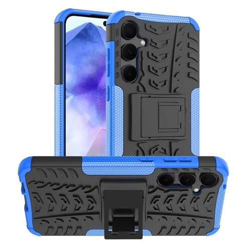 Outdoor H�lle f�r Samsung Galaxy A55 Tire Rutschfest Kickstand PC TPU Cover Case 