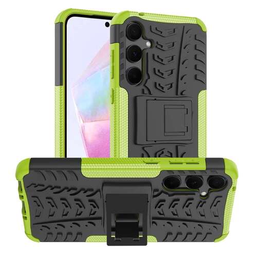 Outdoor H�lle f�r Samsung Galaxy A35 Tire Rutschfest Kickstand PC TPU Cover Case 