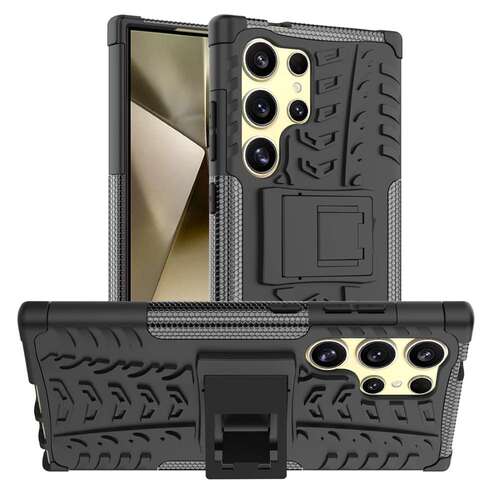 Outdoor H�lle f�r Samsung Galaxy S24 ULTRA Tire Rutschfest Stand PC TPU Case 