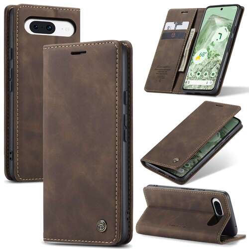 CASEME Handy Tasche f�r Google Pixel 8a Wallet 013 Series Klapp H�lle Business 