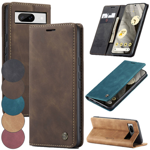CASEME Handy Tasche f�r Google Pixel 8a Wallet 013 Series Klapp H�lle Business