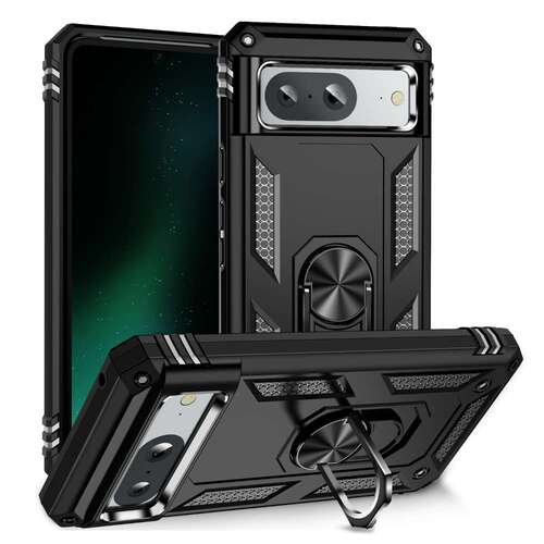 Outdoor H�lle f�r Google Pixel 8a TPU PC Hybrid Sergeant Armor Ring Cover Case 