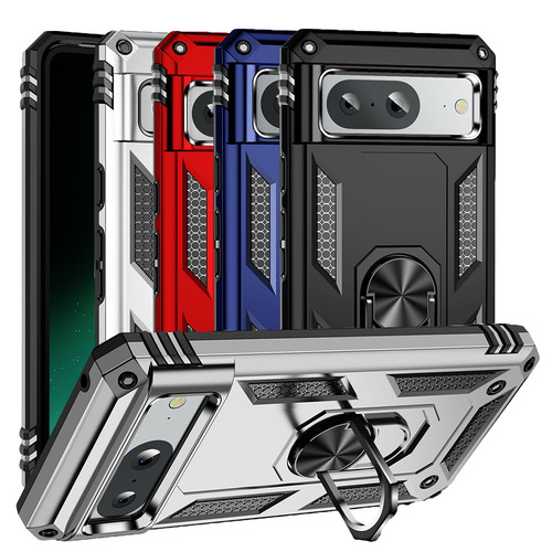 Outdoor H�lle f�r Google Pixel 8a TPU PC Hybrid Sergeant Armor Ring Cover Case