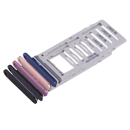 Dual Sim Tray f�r Samsung Galaxy S9 S9+ Kartenhalter Fach Schlitten SD Card Slot