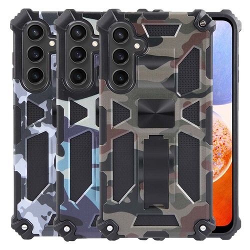 Outdoor H�lle f�r Samsung Galaxy A15 Camouflage Shockproof Schutz Armor Cover