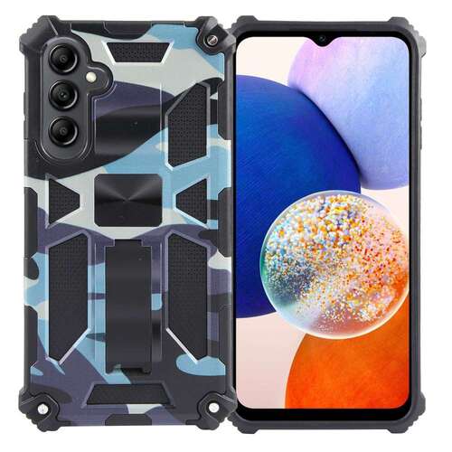 Outdoor H�lle f�r Samsung Galaxy A15 Camouflage Shockproof Schutz Armor Cover 