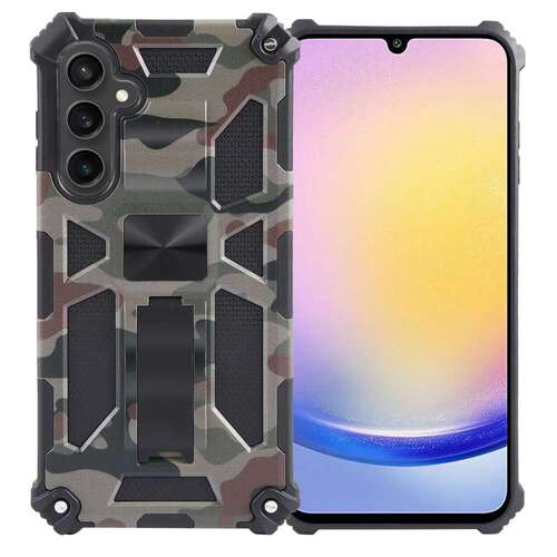 Outdoor H�lle f�r Samsung Galaxy A25 Camouflage Shockproof Schutz Armor Cover 