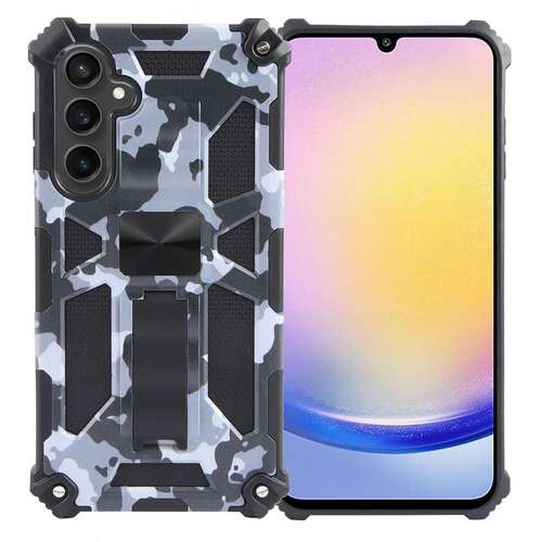 Outdoor H�lle f�r Samsung Galaxy A25 Camouflage Shockproof Schutz Armor Cover 