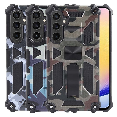 Outdoor H�lle f�r Samsung Galaxy A25 Camouflage Shockproof Schutz Armor Cover