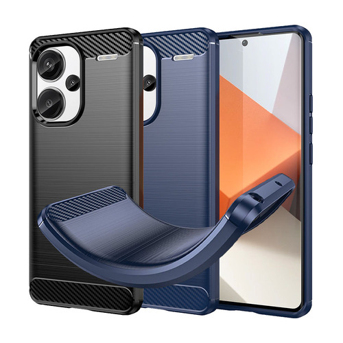 TPU H�lle f�r Xiaomi Redmi Note 13 PRO+ Carbon Fiber Skin Brushed Schutzcover