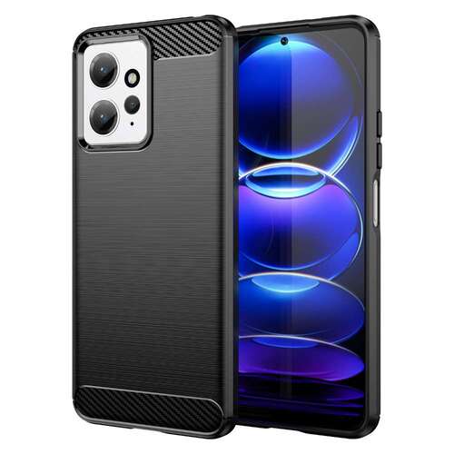 TPU H�lle f�r Xiaomi Redmi Note 12 4G Carbon Fiber Skin Brushed Schutzcover Case 