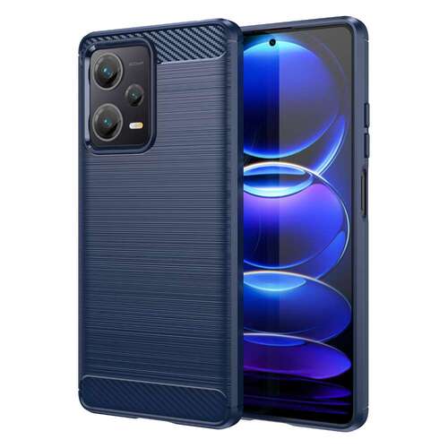 TPU H�lle f�r Xiaomi Redmi Note 12 PRO+ Carbon Fiber Skin Brushed Schutzcover 