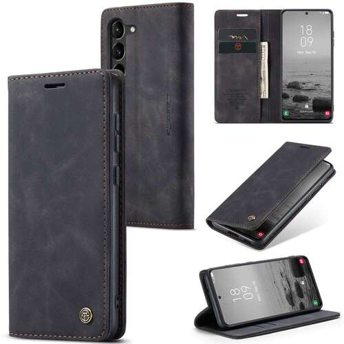CASEME Handy Tasche f�r Samsung Galaxy S24 Wallet 013 Series H�lle Klapp Etui 