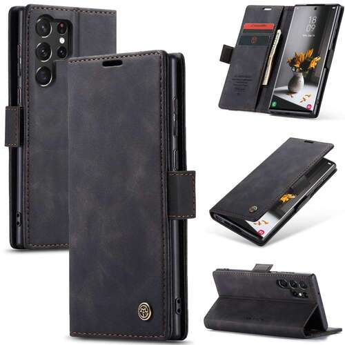 CASEME Handy Tasche f�r Samsung Galaxy S24 ULTRA Wallet 013 Series H�lle Etui 
