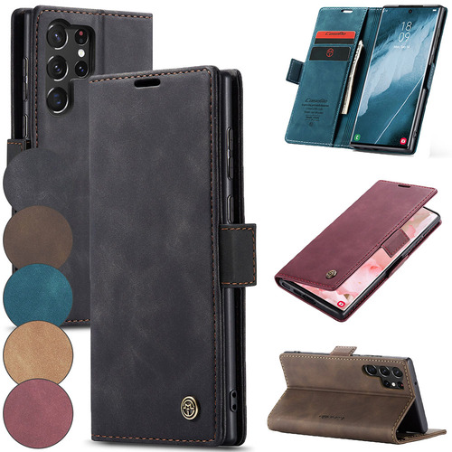 CASEME Handy Tasche f�r Samsung Galaxy S24 ULTRA Wallet 013 Series H�lle Etui