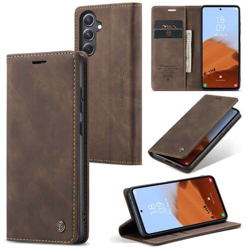 CASEME Handy Tasche f�r Samsung Galaxy S23 FE Wallet 013 Series H�lle Klapp Etui 