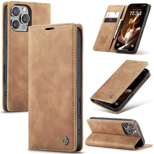 CASEME Handy Tasche f�r Apple iPhone 16 PRO Wallet 013 Series H�lle Klapp Etui 