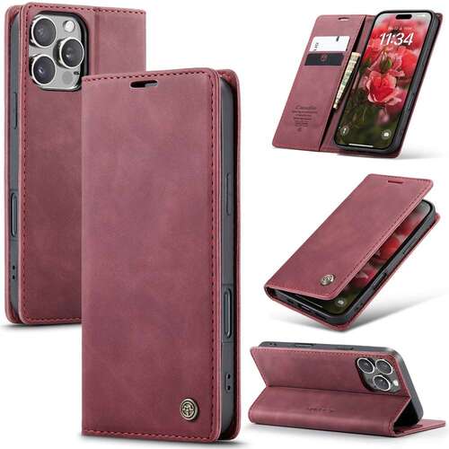CASEME Handy Tasche f�r Apple iPhone 16 PRO Wallet 013 Series H�lle Klapp Etui 