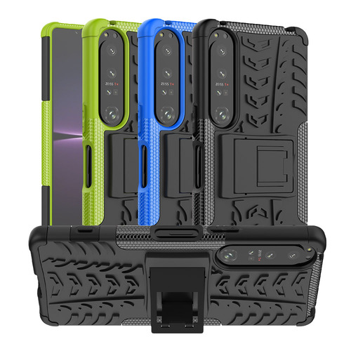 Outdoor H�lle f�r Sony Xperia 1 IV Tire Rutschfest Kickstand PC TPU Cover Case