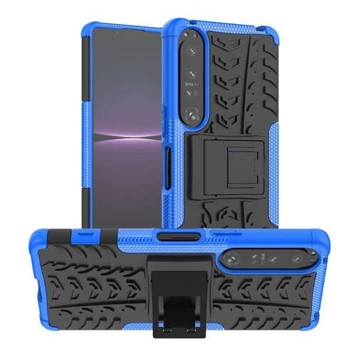 Outdoor H�lle f�r Sony Xperia 1 IV Tire Rutschfest Kickstand PC TPU Cover Case 
