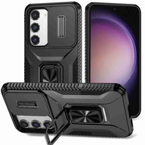 Outdoor H�lle f�r Samsung Galaxy S23 Camshield Holder Schutz Cover Ring St�nder 