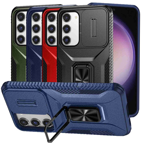 Outdoor H�lle f�r Samsung Galaxy S23 Camshield Holder Schutz Cover Ring St�nder