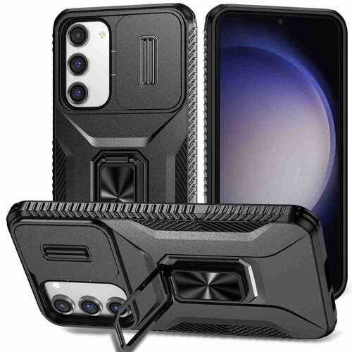 Outdoor H�lle f�r Samsung Galaxy S23 PLUS Camshield Holder Schutz Cover St�nder 