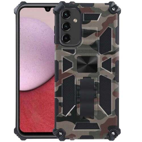 Outdoor H�lle f�r Samsung Galaxy A14 Camouflage Shockproof Schutz Armor Cover 