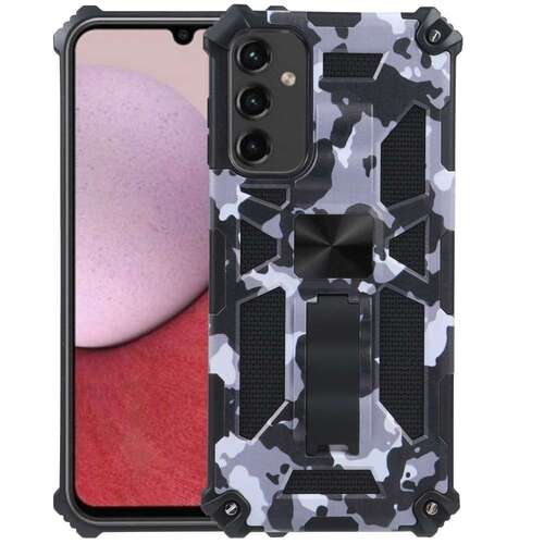 Outdoor H�lle f�r Samsung Galaxy A14 Camouflage Shockproof Schutz Armor Cover 