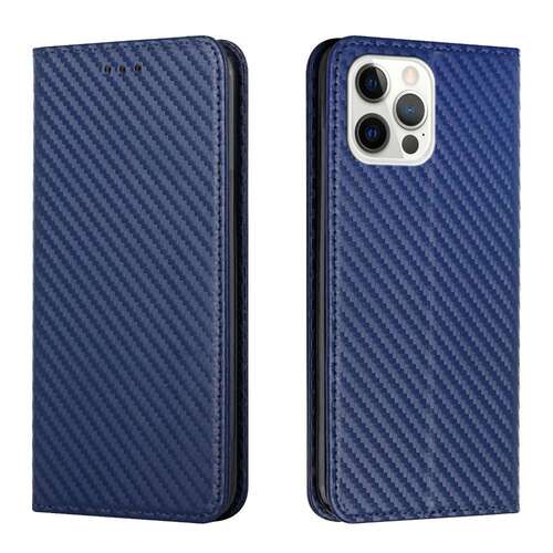 Handy Tasche f�r Apple iPhone 15 PRO Carbon Fiber Wallet H�lle Magnet Klapp Etui 