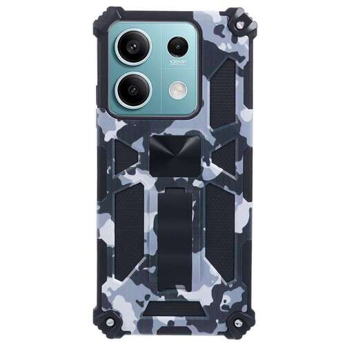Outdoor H�lle f�r Xiaomi Redmi Note 13 5G Camouflage Shockproof PC Schutzcover 