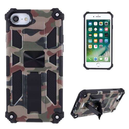 Outdoor H�lle f�r Apple iPhone SE 2020 2022 Camouflage Shockproof PC Schutzcover 