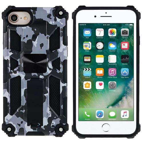 Outdoor H�lle f�r Apple iPhone SE 2020 2022 Camouflage Shockproof PC Schutzcover 