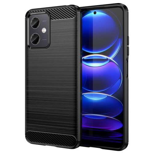 TPU H�lle f�r Xiaomi Redmi Note 12 5G Carbon Fiber Skin Brushed Schutzcover Case 