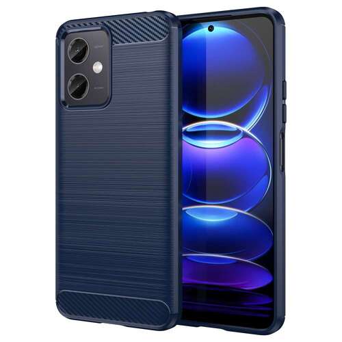 TPU H�lle f�r Xiaomi Redmi Note 12 5G Carbon Fiber Skin Brushed Schutzcover Case 
