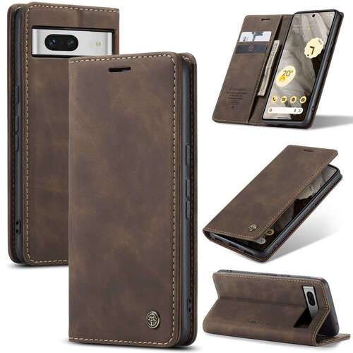 CASEME Handy Tasche f�r Google Pixel 7a Wallet 013 Series Klapp H�lle Business 