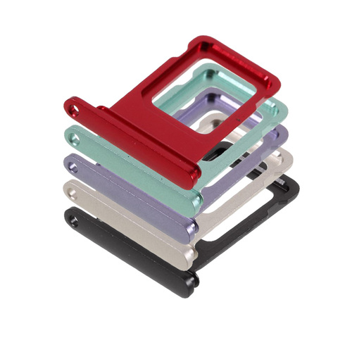 Sim Tray f�r Apple iPhone 11 Karten Halter Fach Schlitten Slot Adapter Holder