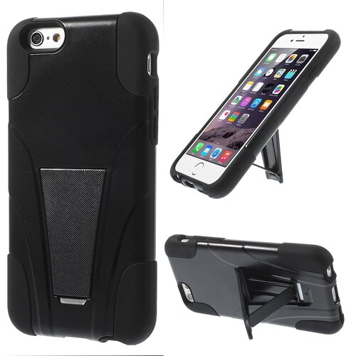 Outdoor Case f�r Apple iPhone 6 6S Hybrid Silikon Kickstand