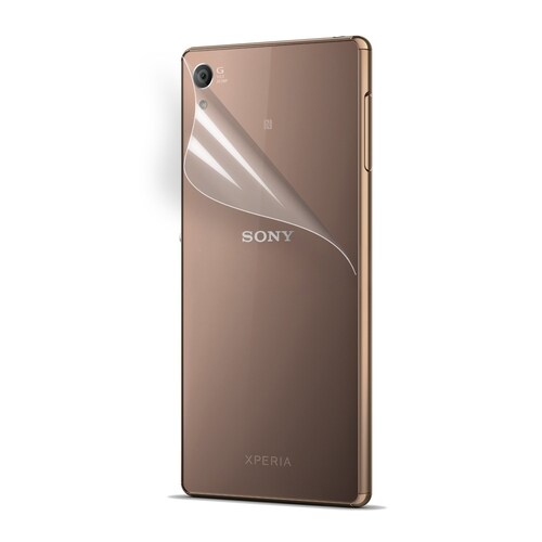 Sony Xperia Z3+ Plus Schutzfolie R�ckseite Klar Back Clear Protector Film Tuch