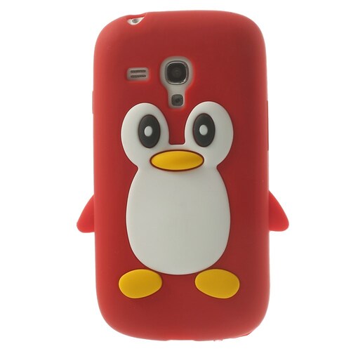 Silikon Case f�r Samsung Galaxy S3 Mini Soft Pinguin Cute 3D 