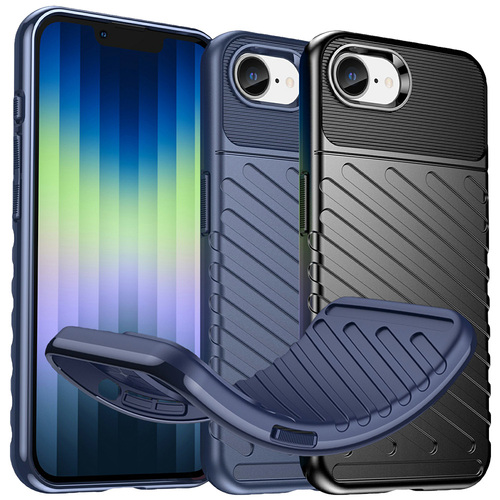 TPU H�lle f�r Apple iPhone 16e Thunder Series Grip Twill Handy Case Rutschfest