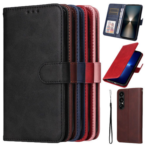 Handy Tasche f�r Sony Xperia 1 VII Wallet Magnet Klappetui H�lle Kartenfach Case