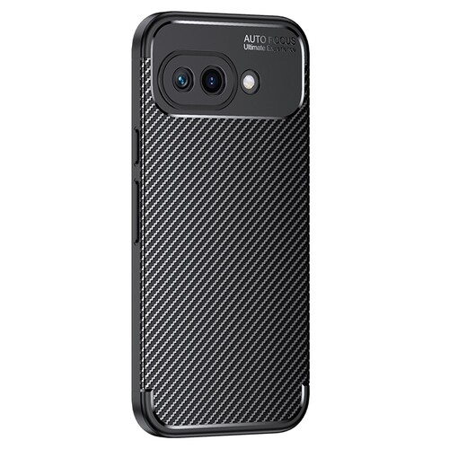 TPU Hlle fr Google Pixel 9a Carbon Fiber Muster Shockproof Back Cover Case