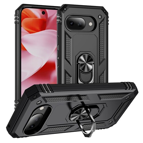 Outdoor H�lle f�r Google Pixel 9a TPU PC Hybrid Sergeant Armor Ring Cover Case 