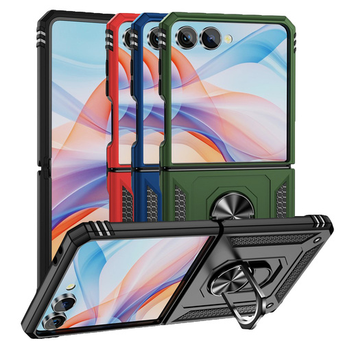 Outdoor H�lle f�r Samsung Galaxy Z Flip7 TPU PC Hybrid Sergeant Ring Cover Case